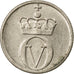 Moneda, Noruega, Olav V, 10 Öre, 1973, MBC, Cobre - níquel, KM:411