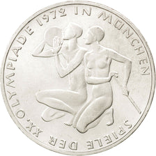 Moneta, Niemcy - RFN, 10 Mark, 1972, Karlsruhe, MS(65-70), Srebro, KM:132