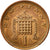 Moneda, Gran Bretaña, Elizabeth II, New Penny, 1976, MBC, Bronce, KM:915
