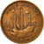 Moneta, Gran Bretagna, George VI, 1/2 Penny, 1938, BB, Bronzo, KM:844