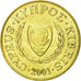 Moneta, Cypr, 5 Cents, 2001, MS(63), Mosiądz niklowy, KM:55.3