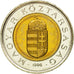 Coin, Hungary, 100 Forint, 1996, Budapest, EF(40-45), Bi-Metallic, KM:721