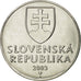 Münze, Slowakei, 2 Koruna, 2003, VZ, Nickel plated steel, KM:13