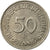 Coin, GERMANY - FEDERAL REPUBLIC, 50 Pfennig, 1982, Munich, EF(40-45)
