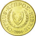 Moneda, Chipre, 5 Cents, 2004, SC, Níquel - latón, KM:55.3