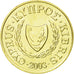 Munten, Cyprus, 2 Cents, 2003, UNC-, Nickel-brass, KM:54.3