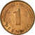 Moneta, Niemcy - RFN, Pfennig, 1974, Munich, EF(40-45), Miedź platerowana