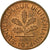 Coin, GERMANY - FEDERAL REPUBLIC, Pfennig, 1974, Karlsruhe, EF(40-45), Copper
