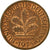 Coin, GERMANY - FEDERAL REPUBLIC, Pfennig, 1975, Karlsruhe, EF(40-45), Copper