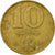 Moneta, Ungheria, 10 Forint, 1988, BB, Alluminio-bronzo, KM:636