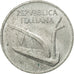 Munten, Italië, 10 Lire, 1968, Rome, ZF, Aluminium, KM:93