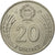 Munten, Hongarije, 20 Forint, 1989, ZF, Copper-nickel, KM:630