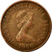 Coin, Jersey, Elizabeth II, Penny, 1986, EF(40-45), Bronze, KM:54