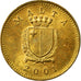 Moneta, Malta, Cent, 2001, EF(40-45), Mosiądz niklowy, KM:93
