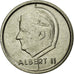 Coin, Belgium, Albert II, Franc, 1996, EF(40-45), Nickel Plated Iron, KM:188