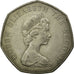 Moneta, Jersey, Elizabeth II, 50 New Pence, 1969, EF(40-45), Miedź-Nikiel