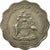 Moneda, Bahamas, Elizabeth II, 10 Cents, 1975, Franklin Mint, MBC, Cobre -