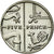 Munten, Groot Bretagne, 5 Pence, 2014, PR, Nickel plated steel