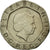 Moneta, Wielka Brytania, Elizabeth II, 20 Pence, 2000, EF(40-45), Miedź-Nikiel