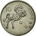 Moneta, Słowenia, 10 Tolarjev, 2005, EF(40-45), Miedź-Nikiel, KM:41