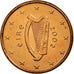 REPÚBLICA DA IRLANDA, Euro Cent, 2002, MS(63), Aço Cromado a Cobre, KM:32