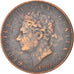 Great Britain, George IV, 1/2 Penny, 1826, F(12-15), Copper, KM:692