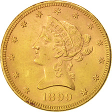 Moneda, Estados Unidos, Coronet Head, $10, Eagle, 1899, U.S. Mint, Philadelphia