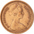 Moneta, Gran Bretagna, Elizabeth II, 1/2 New Penny, 1971, BB+, Bronzo, KM:914