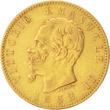 Coin, Italy, Vittorio Emanuele II, 20 Lire, 1862, Torino, EF(40-45), Gold