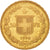 Coin, Switzerland, 20 Francs, 1896, Bern, AU(50-53), Gold, KM:31.3