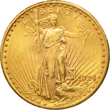 Monnaie, États-Unis, Saint-Gaudens, $20, Double Eagle, 1924, U.S. Mint