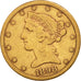 Moneta, Stati Uniti, Coronet Head, $5, Half Eagle, 1898, U.S. Mint, San