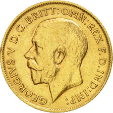 Großbritannien, George V, 1/2 Sovereign, 1911, SS+, Gold, KM:819