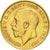 Great Britain, George V, 1/2 Sovereign, 1911, AU(50-53), Gold, KM:819