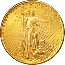 Monnaie, États-Unis, Saint-Gaudens, $20, Double Eagle, 1925, U.S. Mint