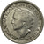Coin, Netherlands, Wilhelmina I, 25 Cents, 1948, AU(50-53), Nickel, KM:178
