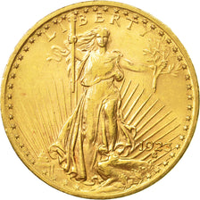 Coin, United States, Saint-Gaudens, $20, Double Eagle, 1923, U.S. Mint