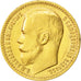 Russia, Nicholas II, 15 Roubles, 1897, St. Petersburg, AU(50-53), Gold, KM:65.2