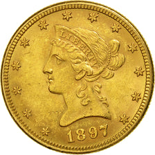 Moneta, Stati Uniti, Coronet Head, $10, Eagle, 1897, U.S. Mint, Philadelphia