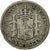 Moneda, España, Alfonso XIII, Peseta, 1894, Valencia, BC+, Plata, KM:702