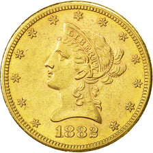 Moneda, Estados Unidos, Coronet Head, $10, Eagle, 1882, U.S. Mint, San