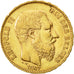 Moneda, Bélgica, Leopold II, 20 Francs, 20 Frank, 1867, MBC, Oro, KM:32