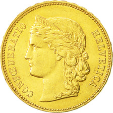 Munten, Zwitserland, 20 Francs, 1896, Berne, ZF+, Goud, KM:31.3