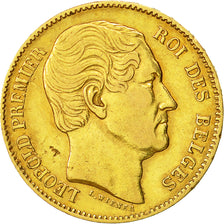 Coin, Belgium, Leopold I, 20 Francs, 20 Frank, 1865, EF(40-45), Gold, KM:23