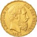 Moneta, Belgio, Leopold II, 20 Francs, 20 Frank, 1882, SPL-, Oro, KM:37