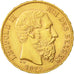 Coin, Belgium, Leopold II, 20 Francs, 20 Frank, 1875, AU(50-53), Gold, KM:37