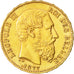 Coin, Belgium, Leopold II, 20 Francs, 20 Frank, 1877, AU(50-53), Gold, KM:37