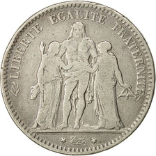 Coin, France, Hercule, 5 Francs, 1875, Paris, VF(30-35), Silver, KM:820.1