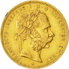 Münze, Österreich, Franz Joseph I, 8 Florins-20 Francs, 1875, SS+, Gold,KM 2269