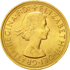 Münze, Großbritannien, Elizabeth II, Sovereign, 1967, VZ, Gold, KM:908